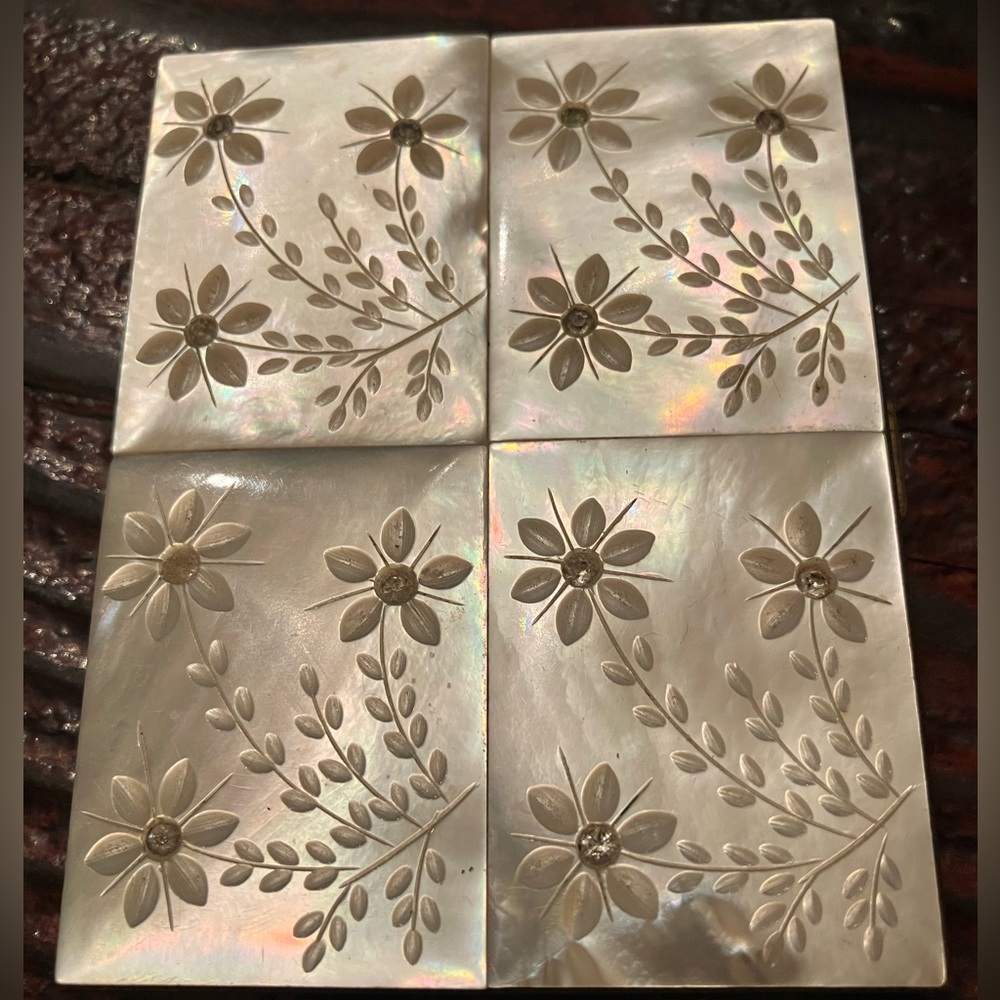 Vintage Mother of Pearl Cigarette Case
